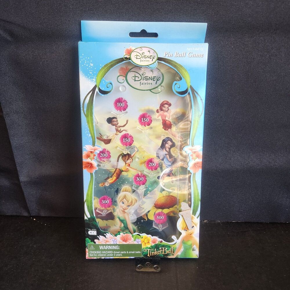 NEW Disney Fairies Pin Ball Game "TINKER BELL" Collectible Toy 2009
